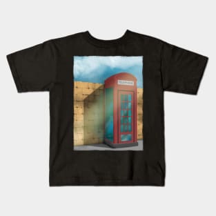 Phone booth aquarium Kids T-Shirt